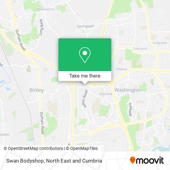 Swan Bodyshop map