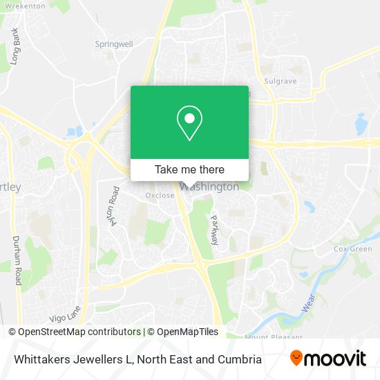 Whittakers Jewellers L map