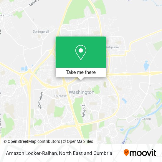 Amazon Locker-Raihan map