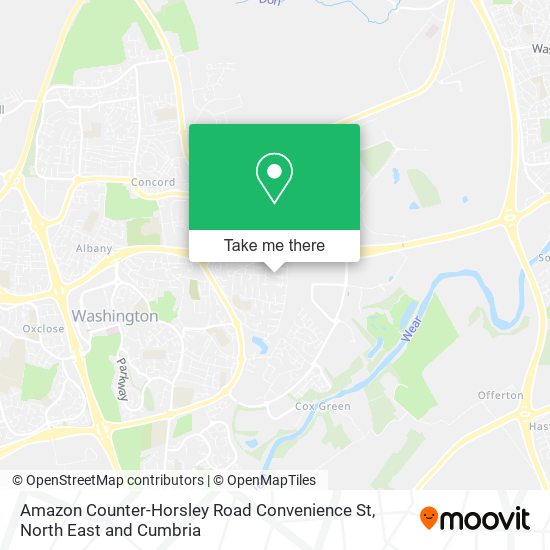 Amazon Counter-Horsley Road Convenience St map