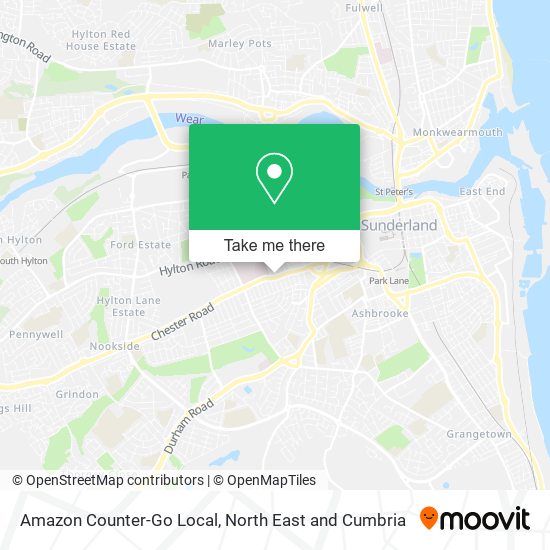 Amazon Counter-Go Local map