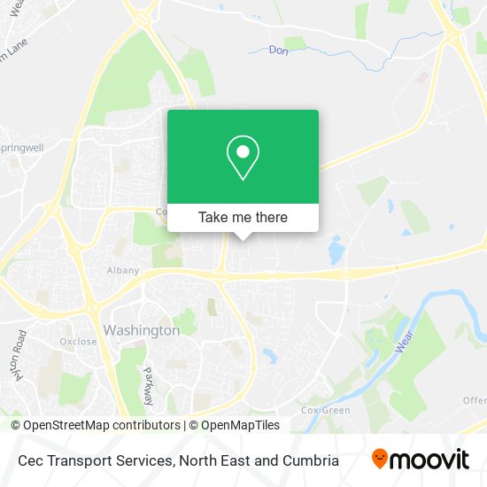 Cec Transport Services map