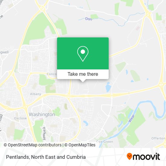 Pentlands map