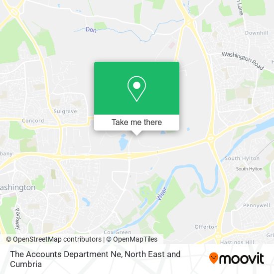 The Accounts Department Ne map
