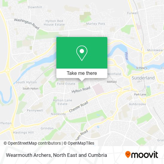 Wearmouth Archers map