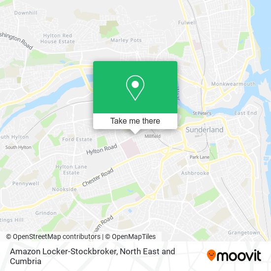 Amazon Locker-Stockbroker map
