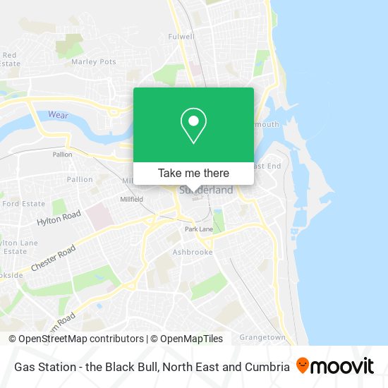 Gas Station - the Black Bull map