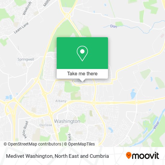 Medivet Washington map