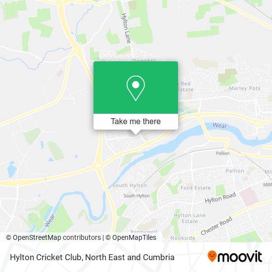 Hylton Cricket Club map