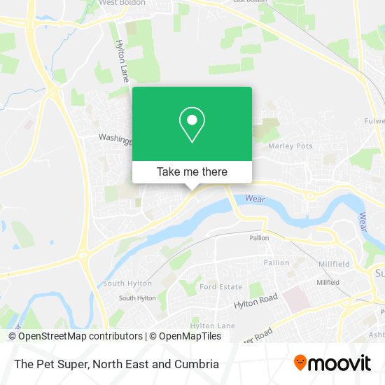 The Pet Super map