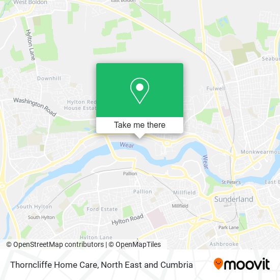 Thorncliffe Home Care map