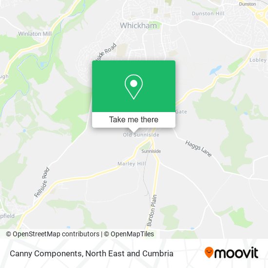 Canny Components map