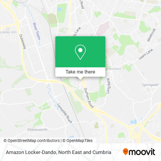 Amazon Locker-Dando map