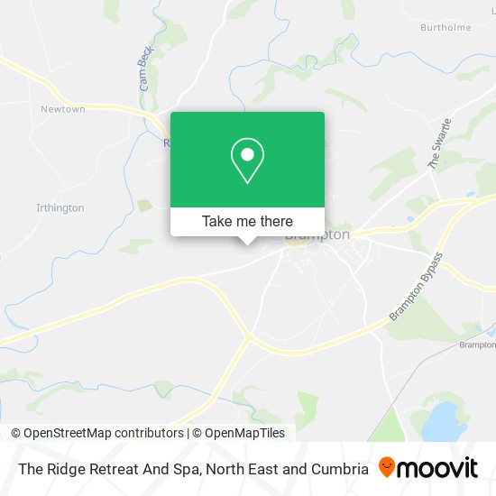 The Ridge Retreat And Spa map