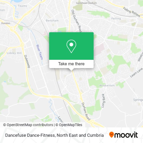 Dancefuse Dance-Fitness map