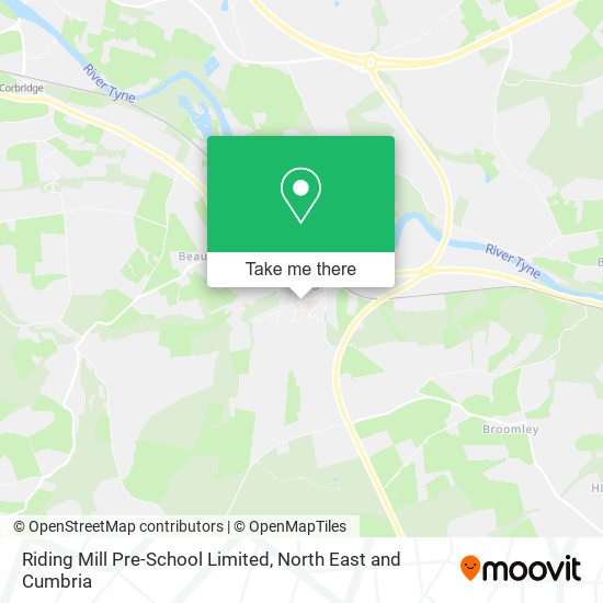 Riding Mill Pre-School Limited map