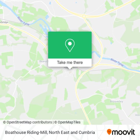 Boathouse Riding-Mill map
