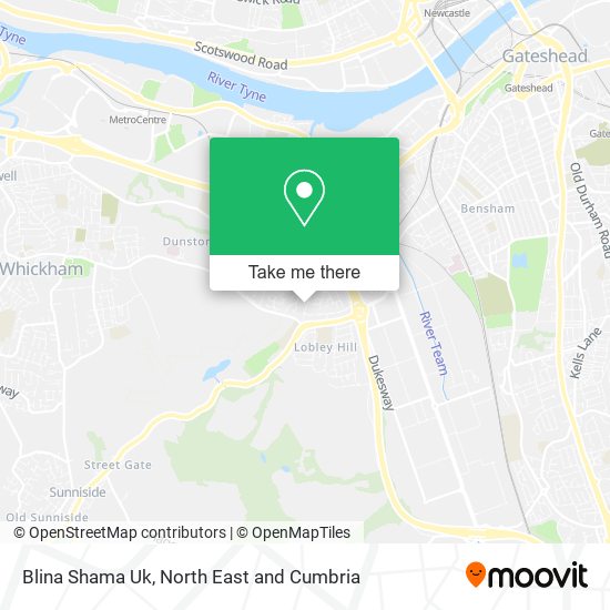 Blina Shama Uk map