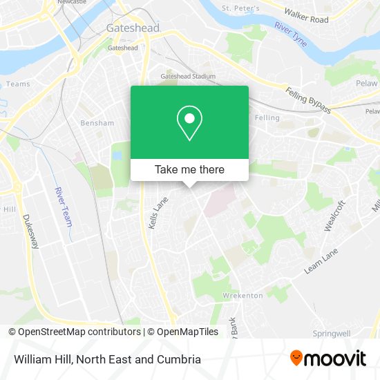 William Hill map