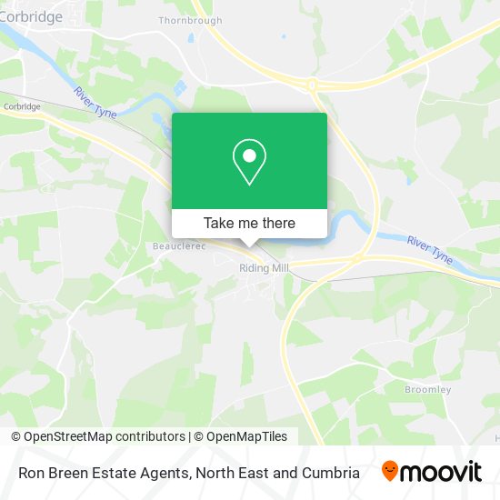 Ron Breen Estate Agents map