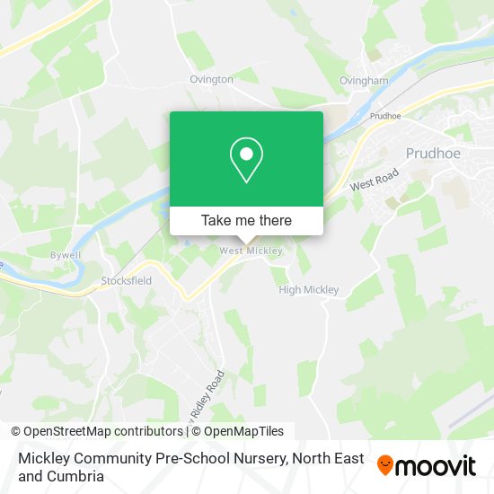 Mickley Community Pre-School Nursery map