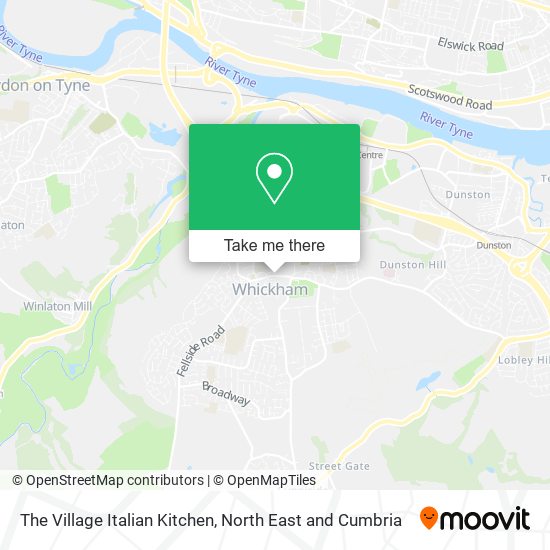 The Village Italian Kitchen map