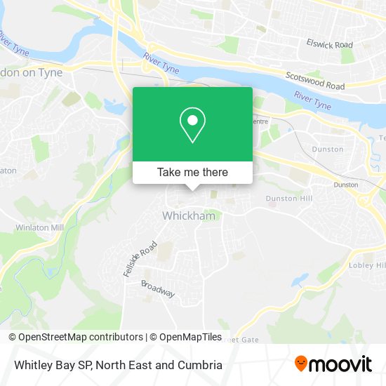 Whitley Bay SP map