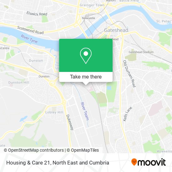 Housing & Care 21 map