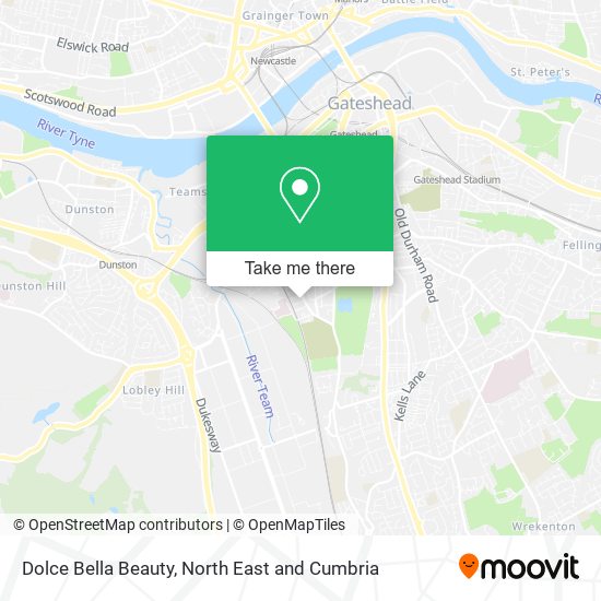 Dolce Bella Beauty map