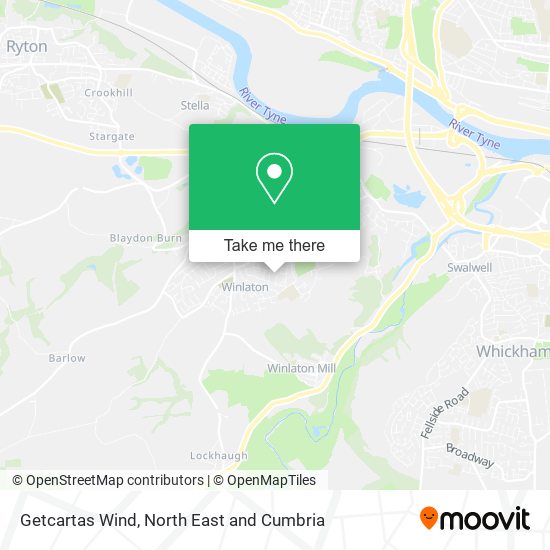 Getcartas Wind map