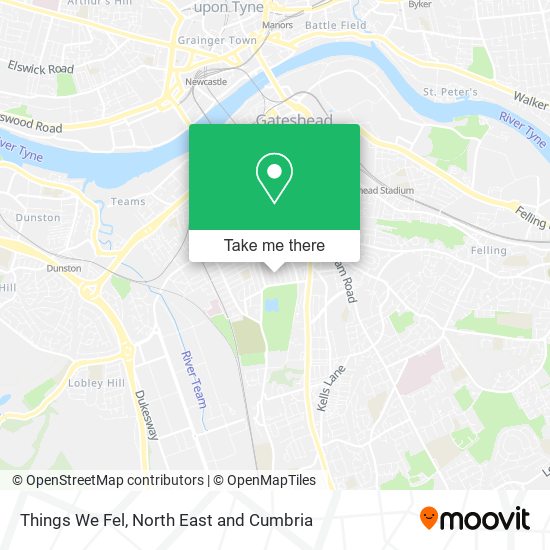 Things We Fel map