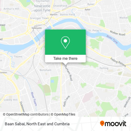 Baan Sabai map