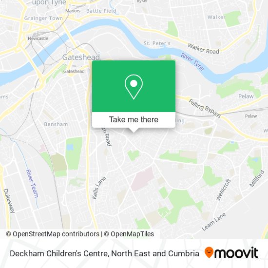 Deckham Children's Centre map