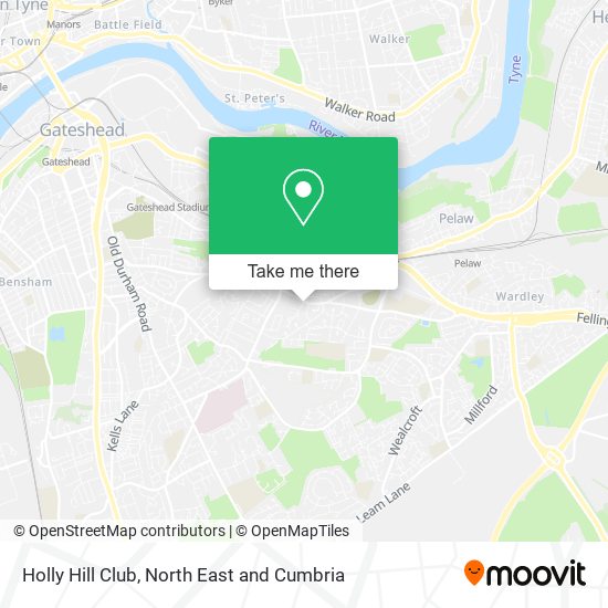 Holly Hill Club map