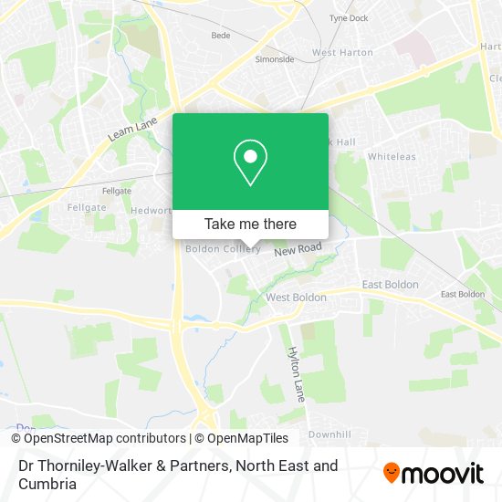 Dr Thorniley-Walker & Partners map
