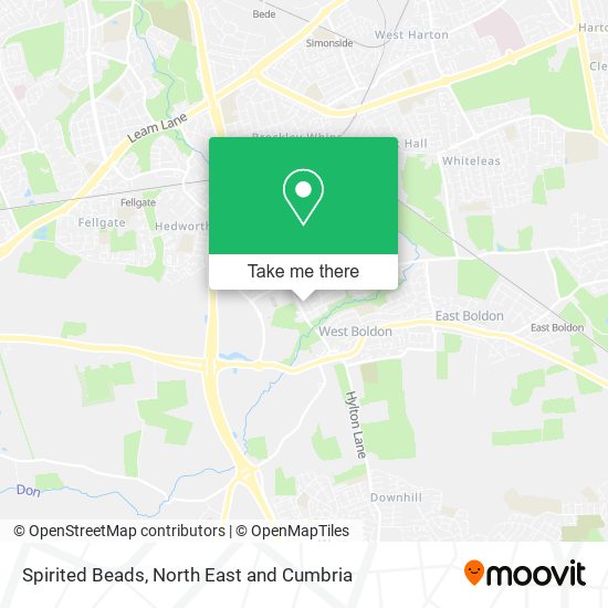 Spirited Beads map