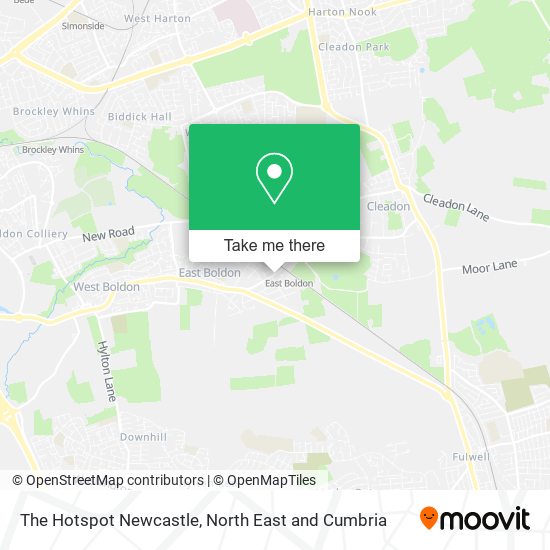 The Hotspot Newcastle map