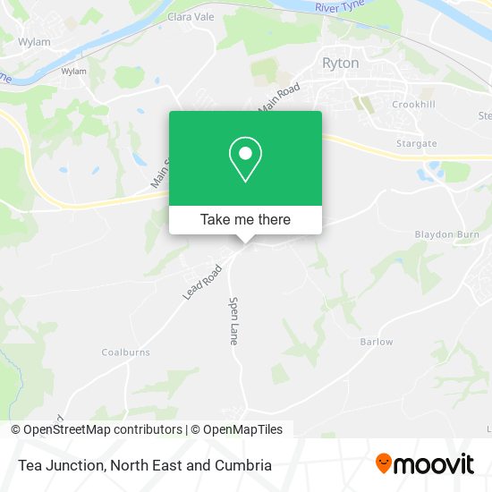 Tea Junction map