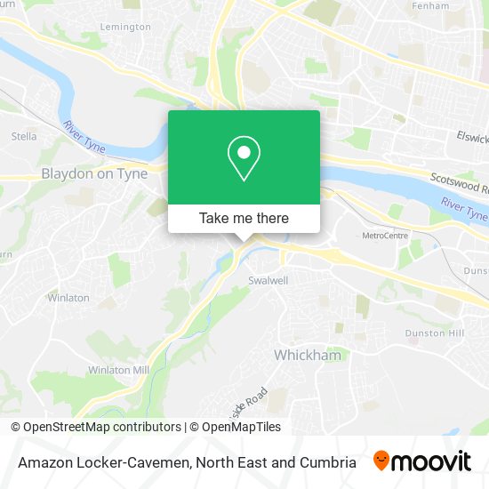Amazon Locker-Cavemen map