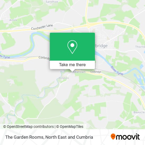 The Garden Rooms map