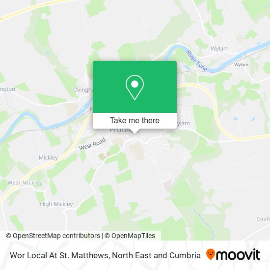 Wor Local At St. Matthews map