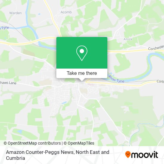 Amazon Counter-Peggs News map