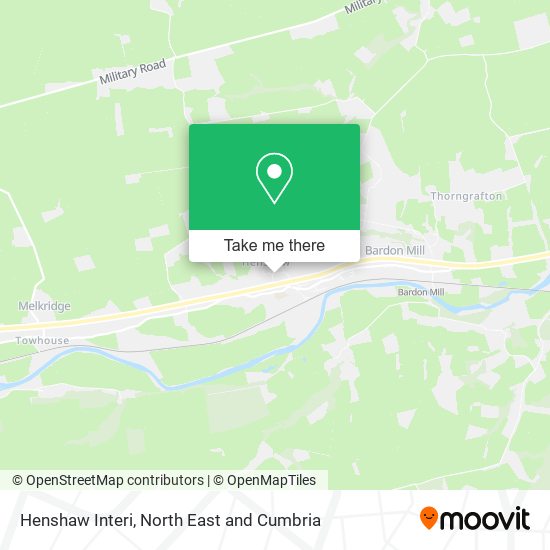 Henshaw Interi map