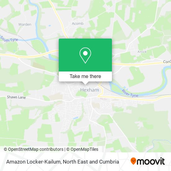 Amazon Locker-Kailum map