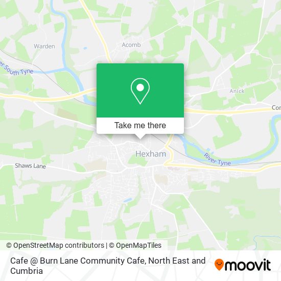 Cafe @ Burn Lane Community Cafe map