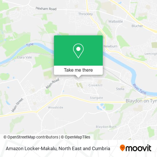 Amazon Locker-Makalu map