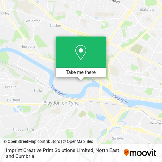 Imprint Creative Print Solutions Limited map