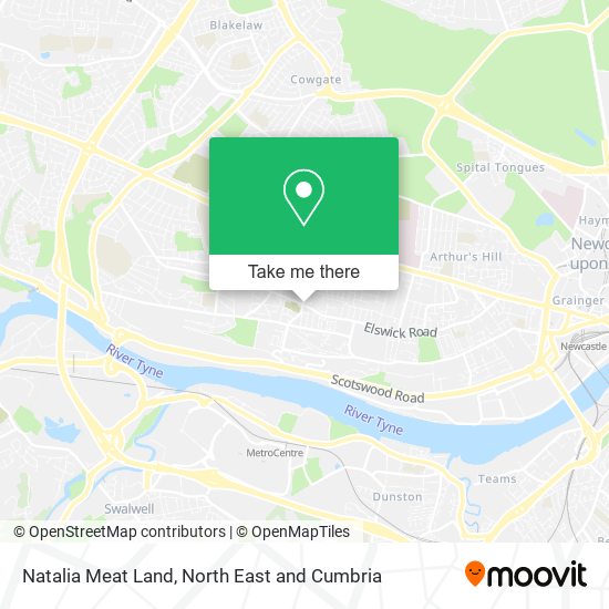 Natalia Meat Land map