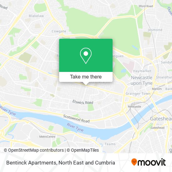 Bentinck Apartments map
