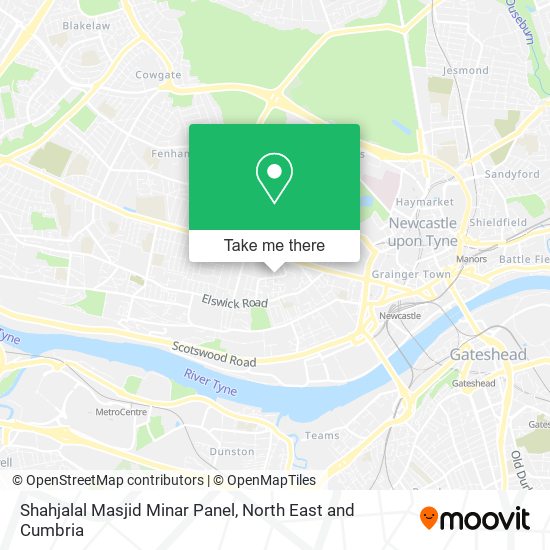 Shahjalal Masjid Minar Panel map